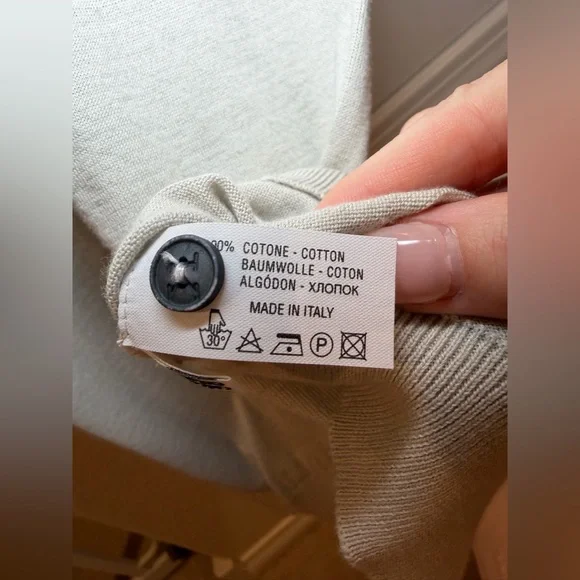 Kiton Cotton Polo in Beige Size XXXL - Picture 6 of 6